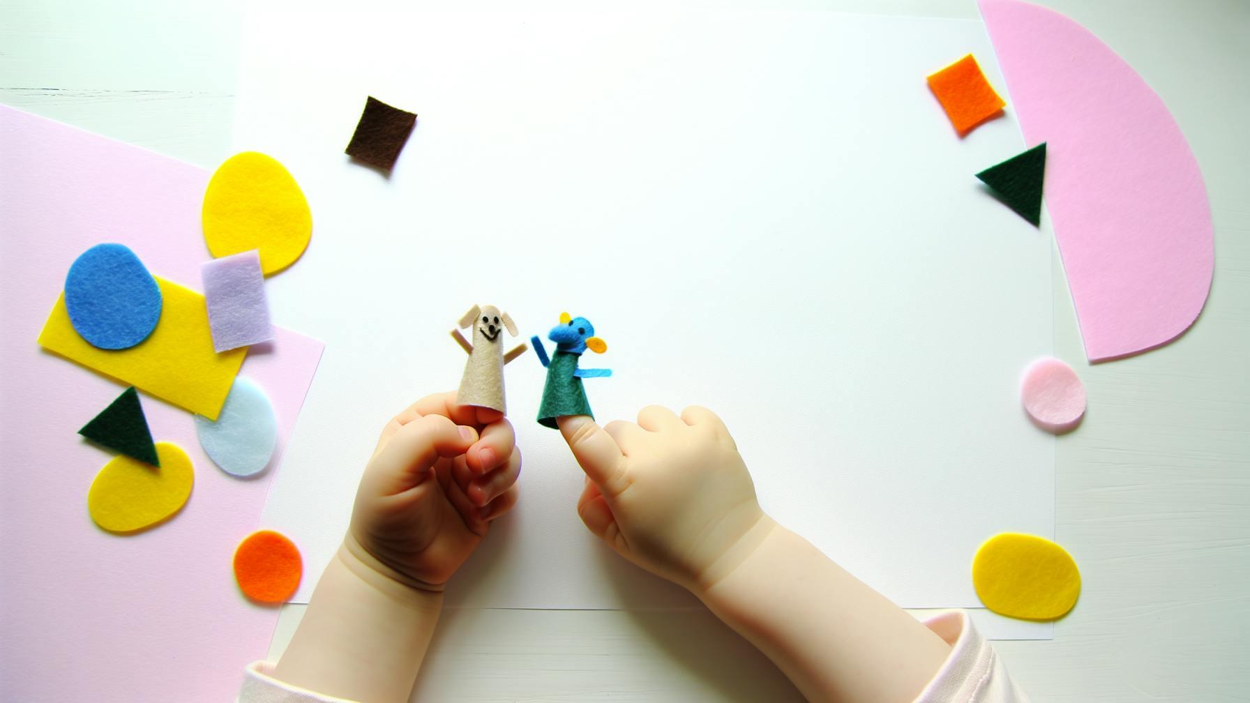 Easy DIY Felt Finger Puppets for Kids