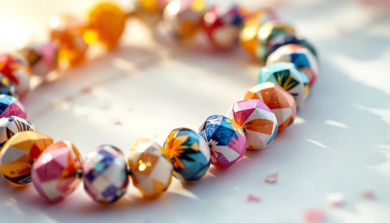 DIY Magazine Paper Bead Jewelry Guide